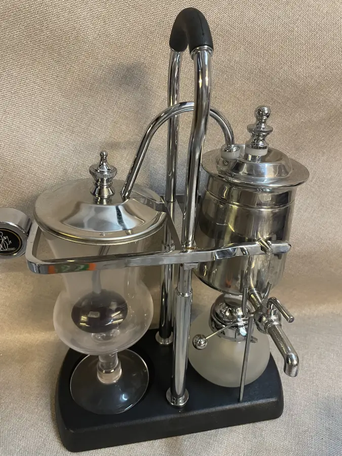 Belgian coffee pot/ Balancing roayl syphon coffee maker/Siphon coffee maker /Elegant design for tea &coffee — image 4