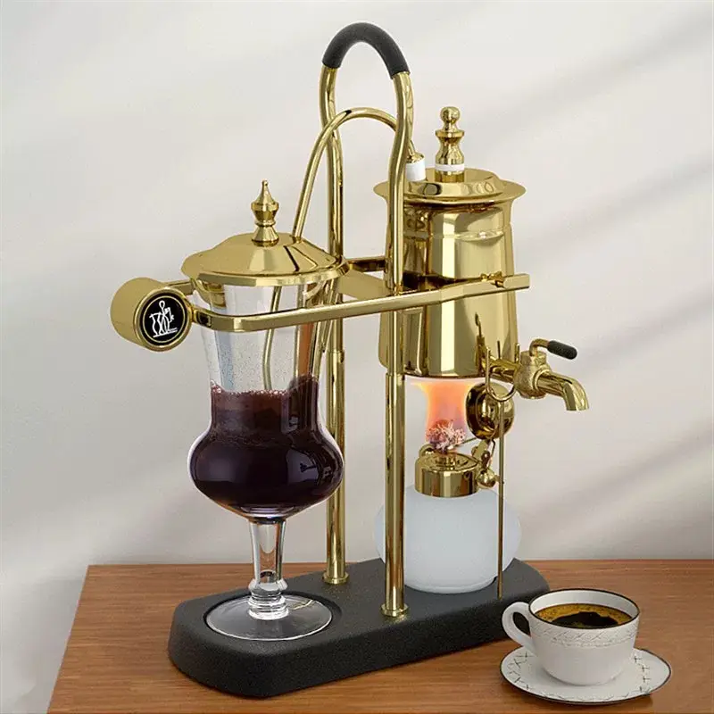 Belgian coffee pot/ Balancing roayl syphon coffee maker/Siphon coffee maker /Elegant design for tea &coffee — image 6