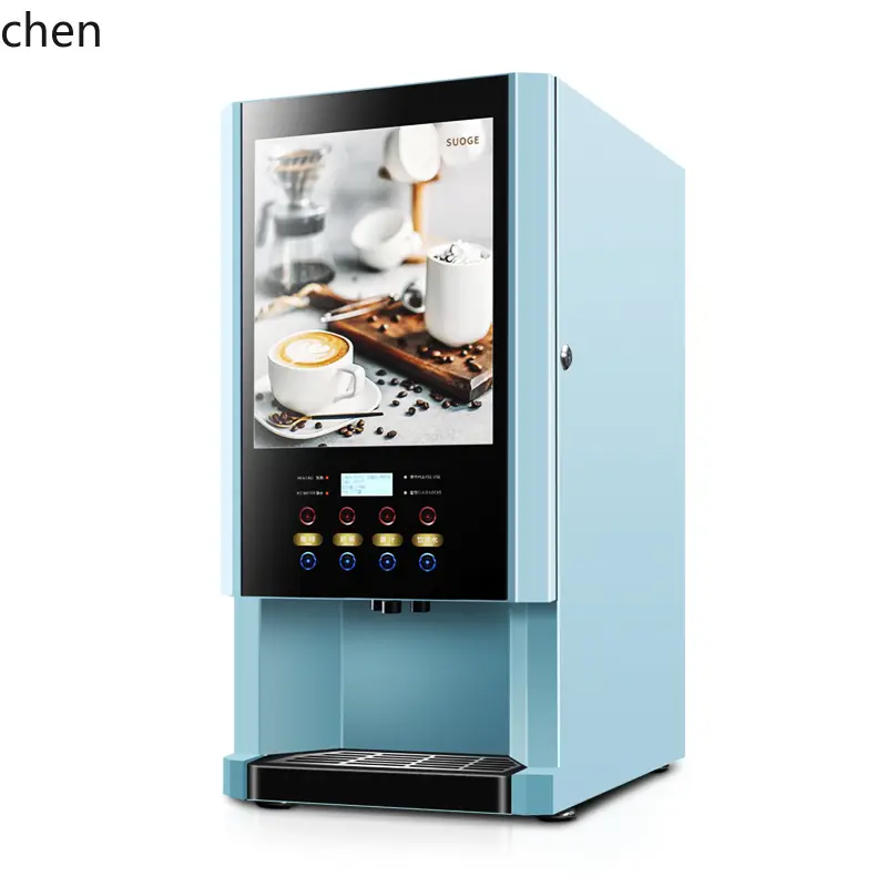 LXC automatic instant coffee machine household hot and cold water self-service milk tea juice soy all-in-one machine com — view 1