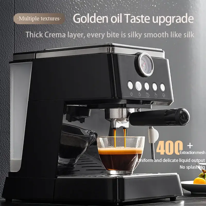 Profession Coffee Maker 20Bar Automatic Espresso Machine with Milk Frother - One Touch for Latte/Cappuccino/Americano — image 4