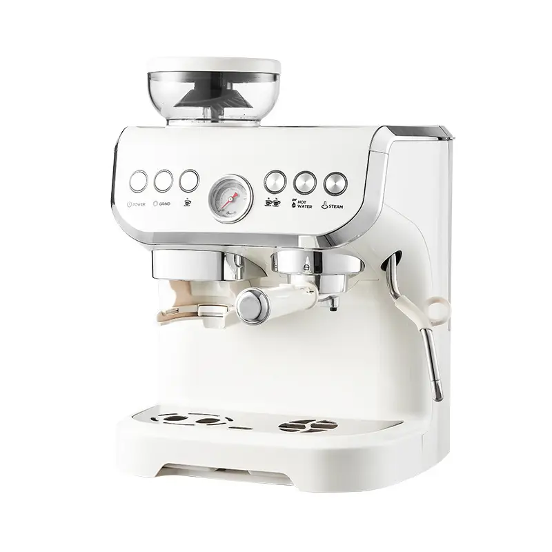 Electric Coffee Grinder&Maker Machine-20Bar Pressure, Built-in Burr Grinder, Programmable Brewing, for Espresso/Latte/Cappucino — image 8
