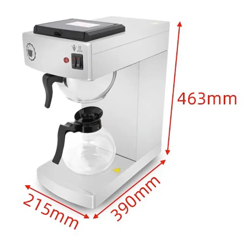 Fully automatic American coffee machine Drip tea maker Commercial Hong Kong style milk tea extraction machine drip filter machin — image 3