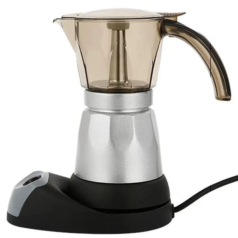 220V 480W 3-Cups Electric Tea Coffee Maker Pot Cafetera Machine Mocha Removable Coffee Kitchen Tool Home Office — view 1