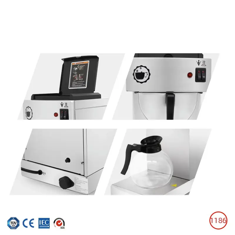 Fully automatic American coffee machine Drip tea maker Commercial Hong Kong style milk tea extraction machine drip filter machin — image 4