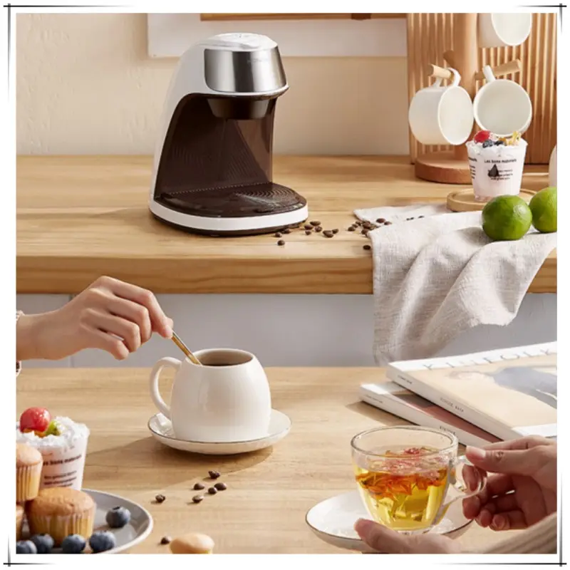 Electric Drip Coffee Machine Home Small Office Tea Brewing Machine Portable Coffee Maker — image 4