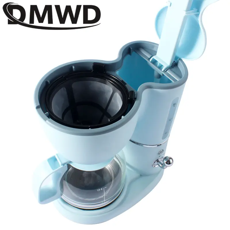 550W Espresso Coffee Machine Drip Coffee Maker 600ml Teapot Glass Bottle Coffee Powder Drip Proof Filter Insulated Teapot 220V — image 5