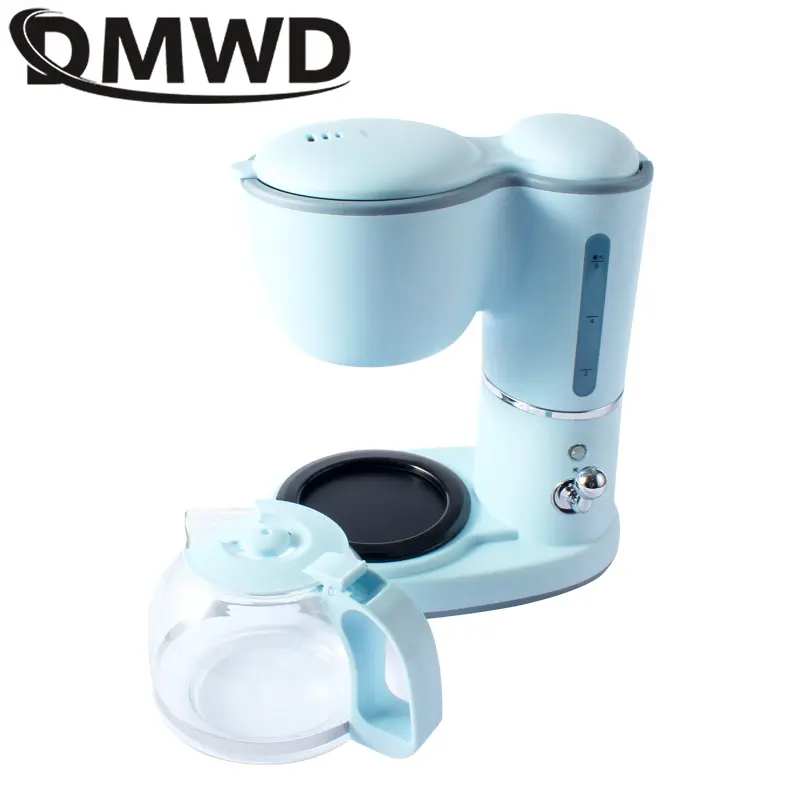 550W Espresso Coffee Machine Drip Coffee Maker 600ml Teapot Glass Bottle Coffee Powder Drip Proof Filter Insulated Teapot 220V — image 6