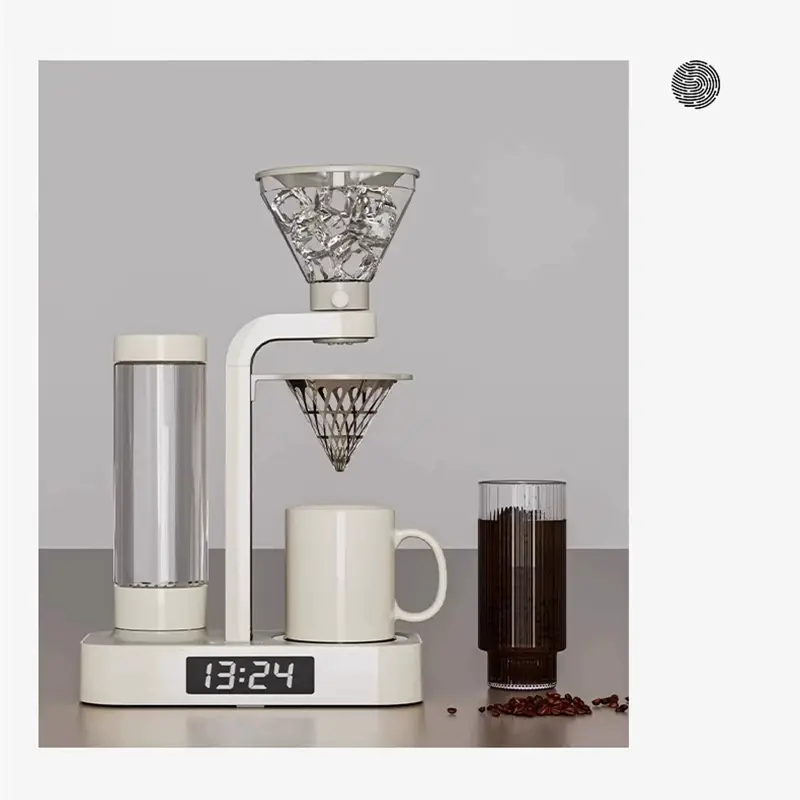 Cold Drip Coffee Maker, Countertop 220V/600W, Manual Drip Coffee Maker, Home Coffee Maker with Timer, Small Teapot — image 4