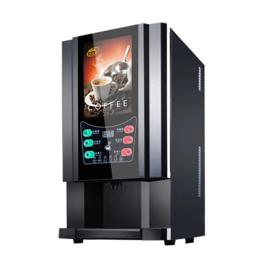 Instant Coffee Machine Commercial Automatic Office Coffee Drinks Machine Milk Tea One Machine(Hot and Cold Drinks — view 1