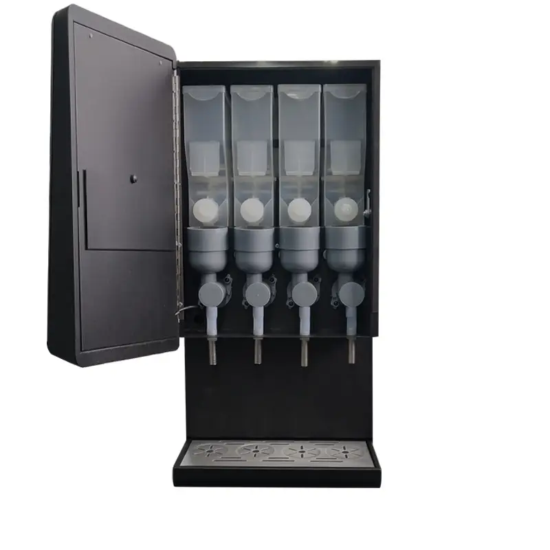Fully Automatic Instant Coffee Machine Commercial Hot Drinks Machine 400PCS/Time Advertising Milk Tea Vending Machine — image 5