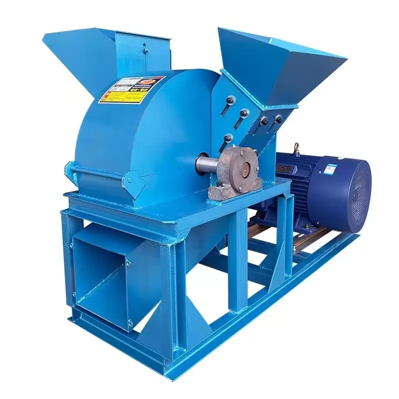Industry Motor Wood Chipper Machine Shredder Tree Branch Wood Log Wood Crusher Machine — image 4