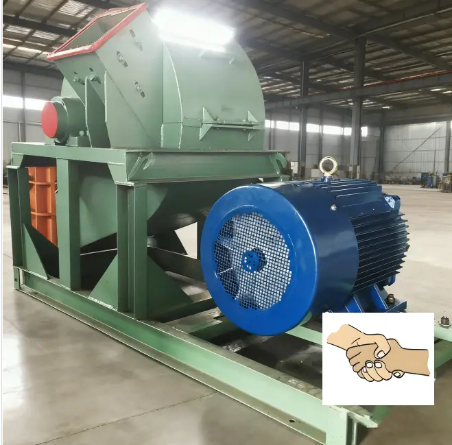 Portable Electric Fine Blades Biomass Log Chip Pulverizer Wood Shells Chipper Wood Shredder Crusher for Making Pellet Sa — view 1