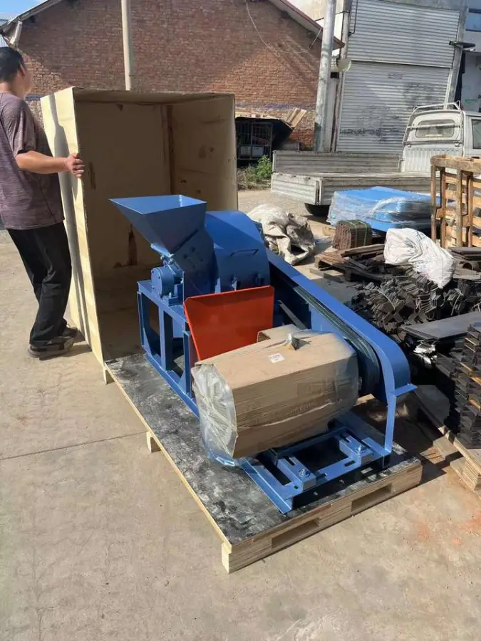 Electric Forestry Small Mini Home Use Wood Crusher Machine for Compost — view 1