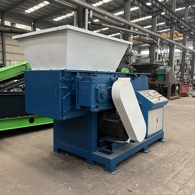 Hot Selling Twin Shaft Wood Crusher Machine for Sawdust Shredder — image 4