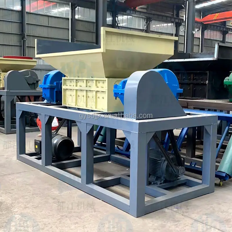 Professional Truck Tire De-beader Tire Recycling Machine Rubber Crumb Shredder — image 6