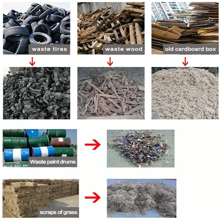Industrial Moveable Diesel Scrap Metal & Used Tire Shredder Machine with High Efficiency Motor Energy Saving 60kw Power for Sale — image 6