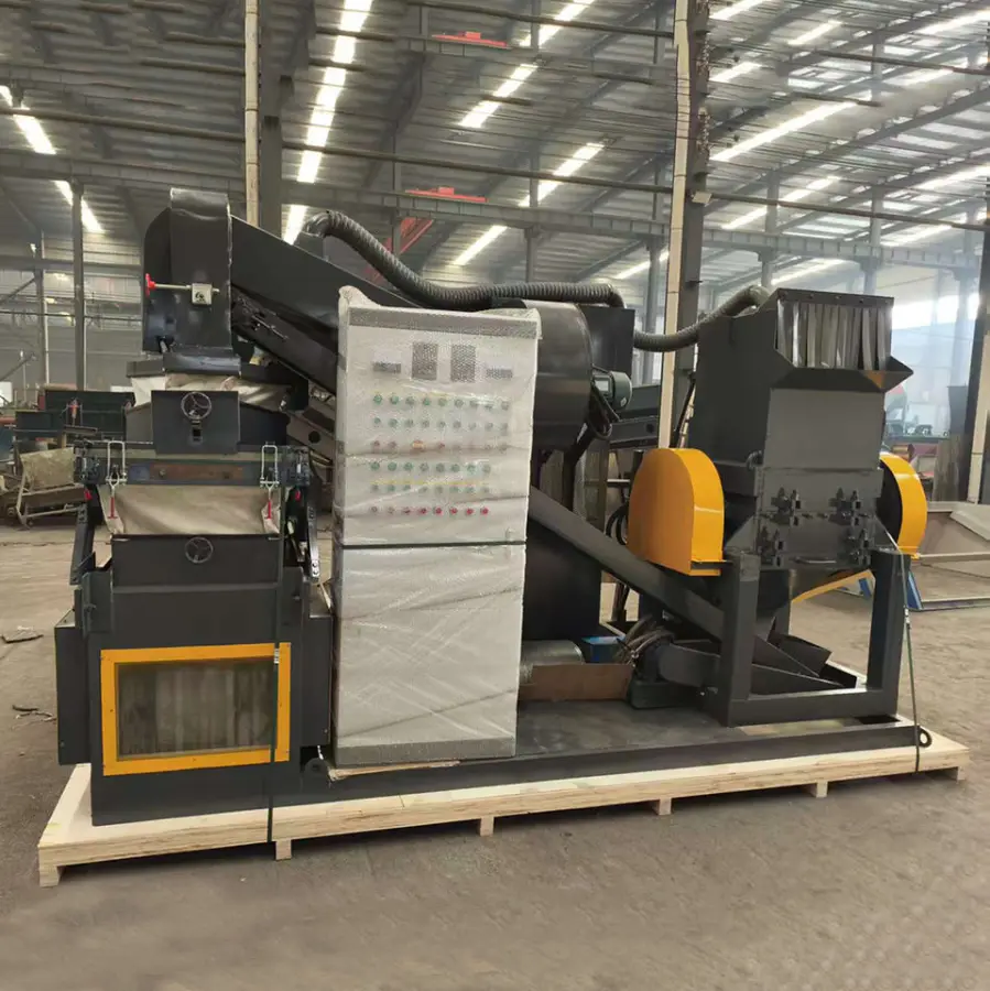 Automatic E Waste Recycling Machine for Waste Plastic and Wire Copper Cable Shredding & Separation with Motor and Gear — image 6