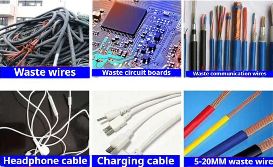 Automatic Copper Wire and Cable Granulator with Motor for Recycling Copper Cutting Machine — image 4