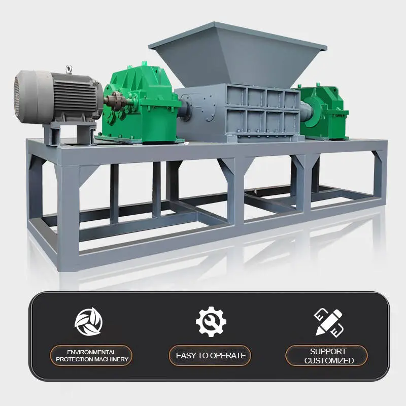 Straw Branch Shredder Wood Crusher hay Wood Pallet Shredder Waste Wood Shredder Machine Recycling Machine — image 7