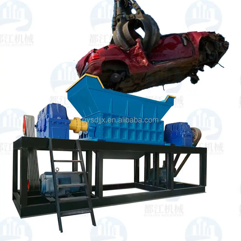 Industrial Recycling Large Metal Drum Shredding Machine Waste Material Recycle Mini Metal Shredder — view 1