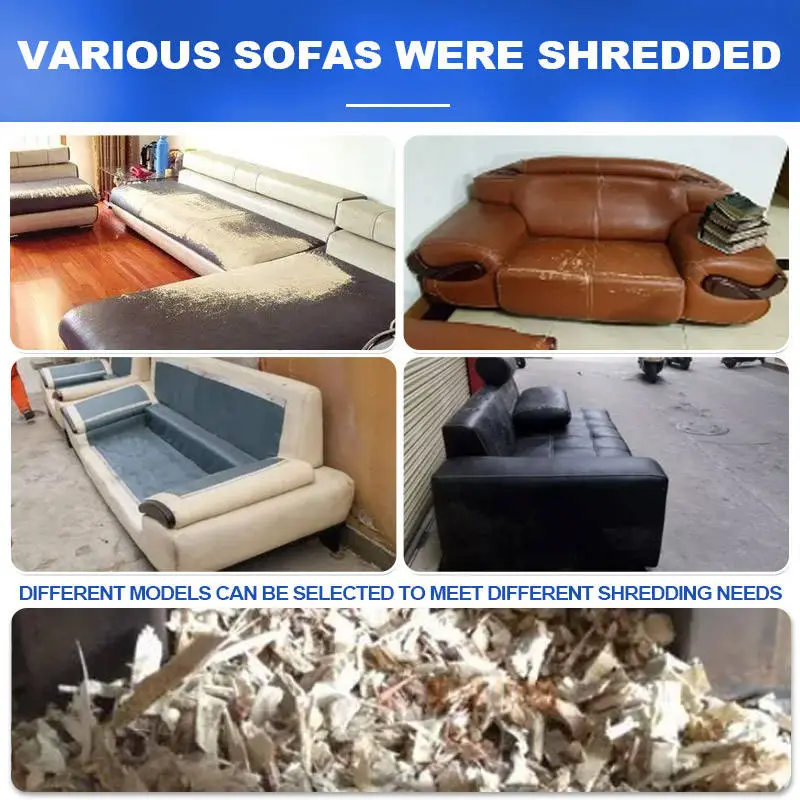 Industrial Recycling Large Metal Drum Shredding Machine Waste Material Recycle Mini Metal Shredder — image 6