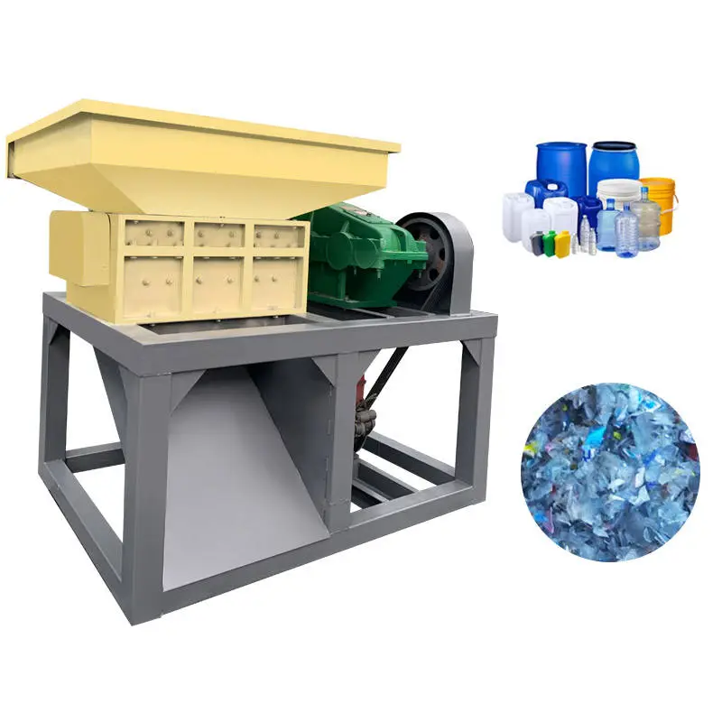 High Efficiency Recycling Machinery Plastic Shredder Machine Plastic Bottle Pvc Cardboard Shredder Machine — view 1