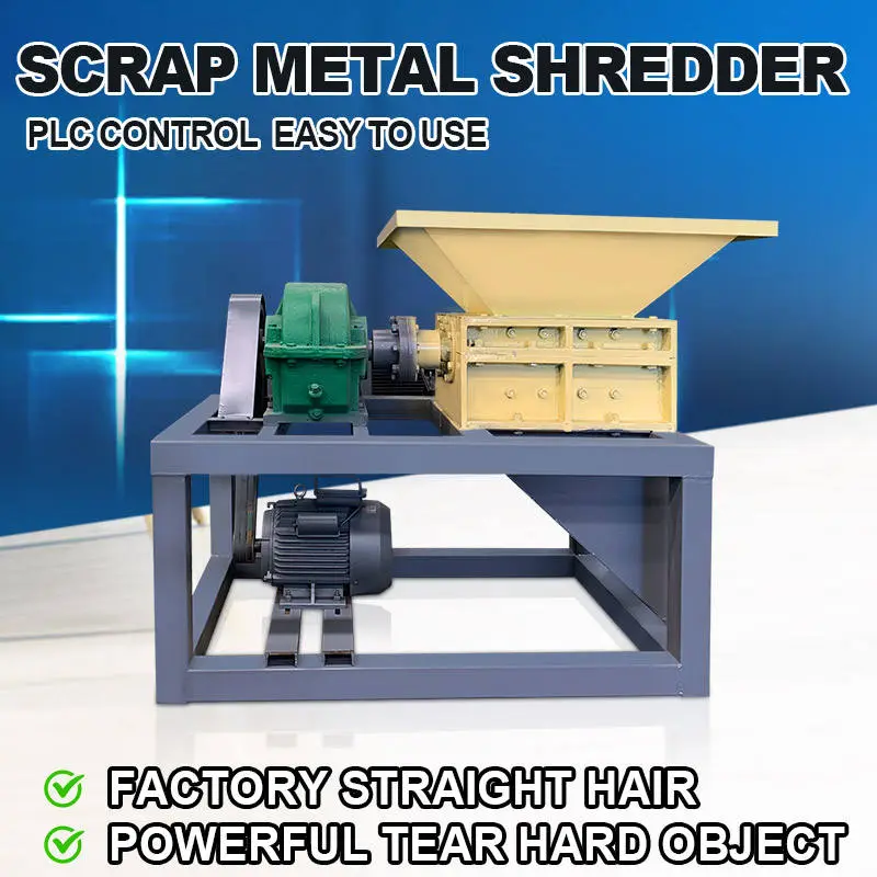 High Efficiency Recycling Machinery Plastic Shredder Machine Plastic Bottle Pvc Cardboard Shredder Machine — image 3