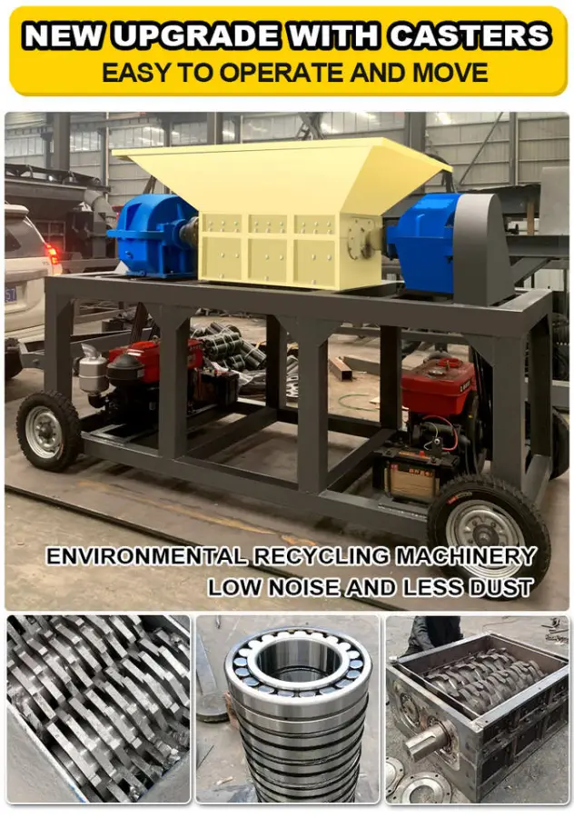 Mobile Diesel Engine Waste Metal Crushing Line Shredder Steel Scrap Machine for Sale — image 6