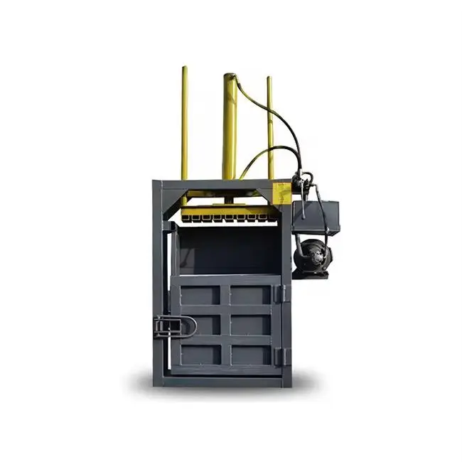 Hydraulic Cardboard Box Baling Press Waste Paper Baler Machine for Sale Balers Wast Plastic Compactor — image 3
