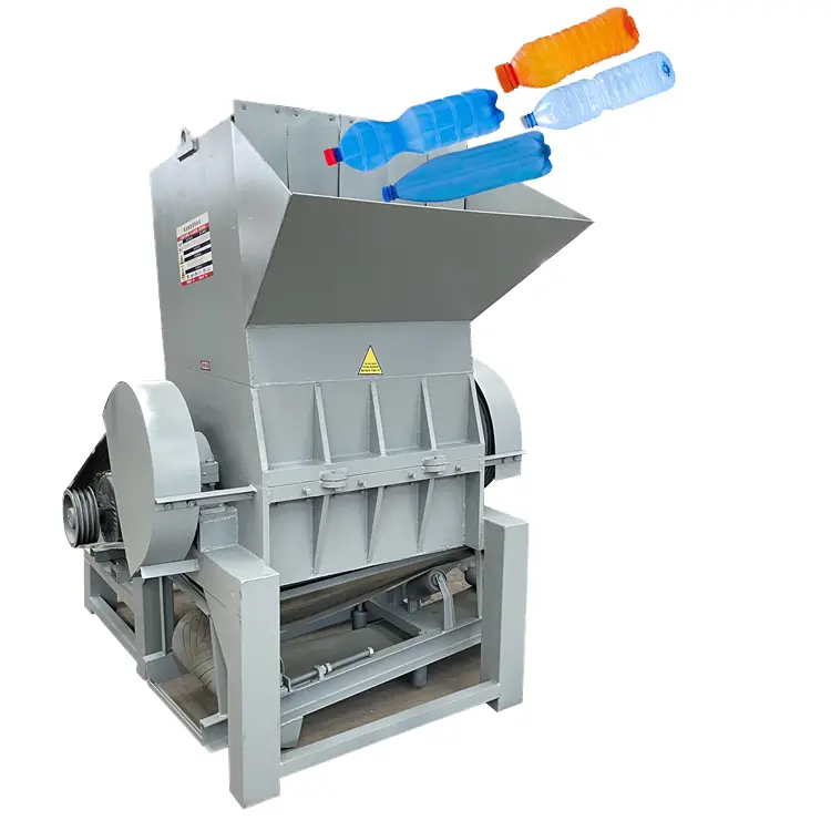 Single Shaft Plastic Shredder with Engine & Motor and Gear for Recycling PP/PC/PMMA/PA/PS Materials High-Power Bearing C — view 1