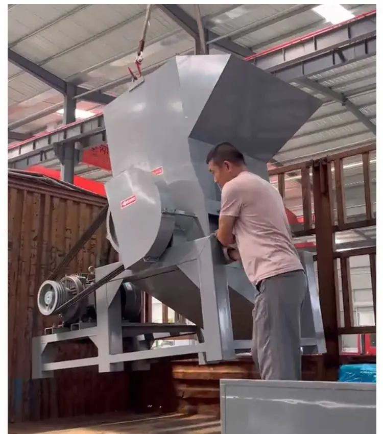 Multi-function Single Engine Plastic Recycling PE PP PVC PET Crusher Machine High Efficiency Recycling Shredding Plastic Bottles — image 7