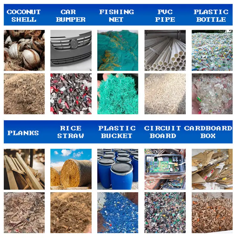 High Efficiency Engine & Motor Plastic Crusher Machine with 100-1000kg/h Capacity for PET/PP/PE/PVC/ABS Materials in Sri Lanka — image 7