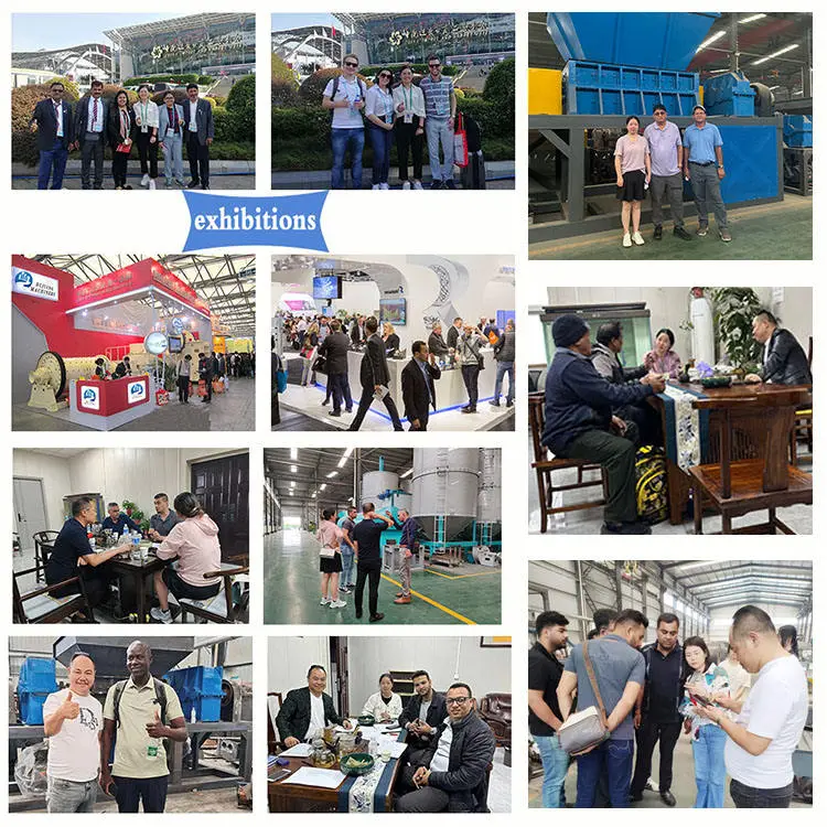 Mini Double Shaft Automatic Engine Plastic Bag Pet Lumps Bottle Film Shredder Machine High Efficiency — image 6