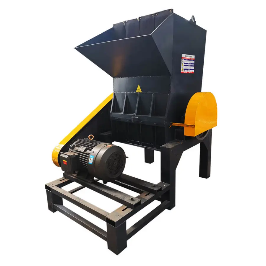 Automatic Motor Single Shaft PE PP PVC PET Plastic Shredder Crusher Grinder Machine with Titanium Alloy Blades Portable — image 7