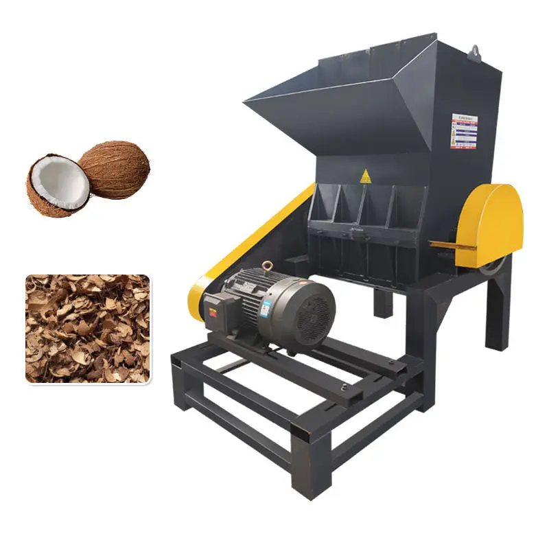 Coconut Shell Compost Shredder Machine Coconut Husk Shredder Machine — view 1