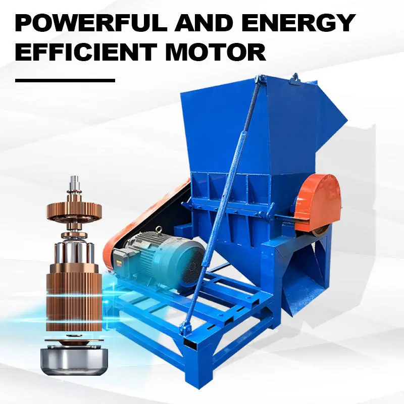 Can Crusher Plastic Crusher Hard Plastic Crushing Machine High Efficiency Engine & Motor Driven 15KW 380V — image 4