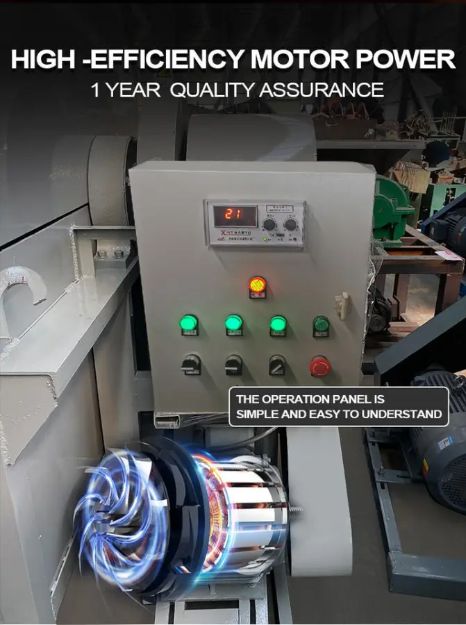 Corn Wood Biomass Sawdust Dryer Oven Mortar Machine Electric Heating Motor High Productivity 220V/380V — image 4