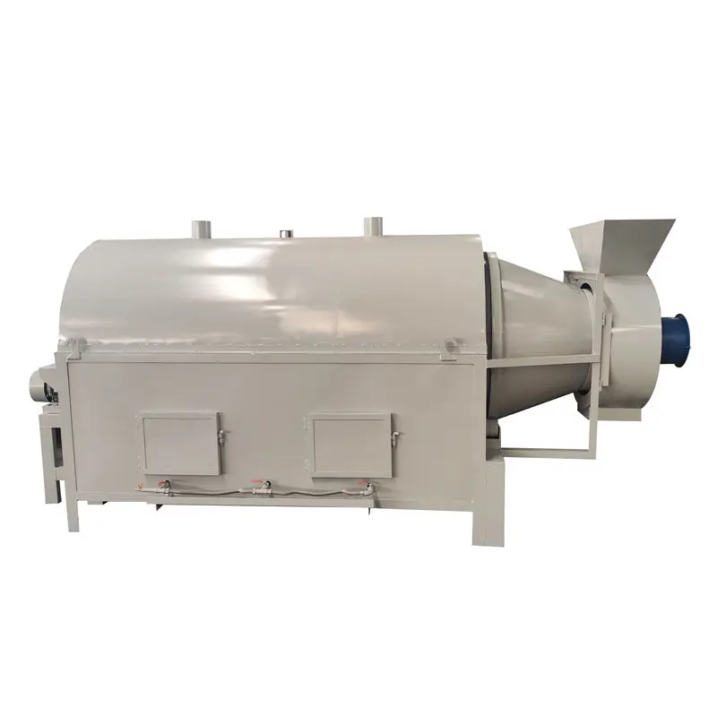 China Good Sawdust Slag Sugar Wood Chip Rotary Drum Dryer for Food Processing with Electric Heating and High Productivity — image 4