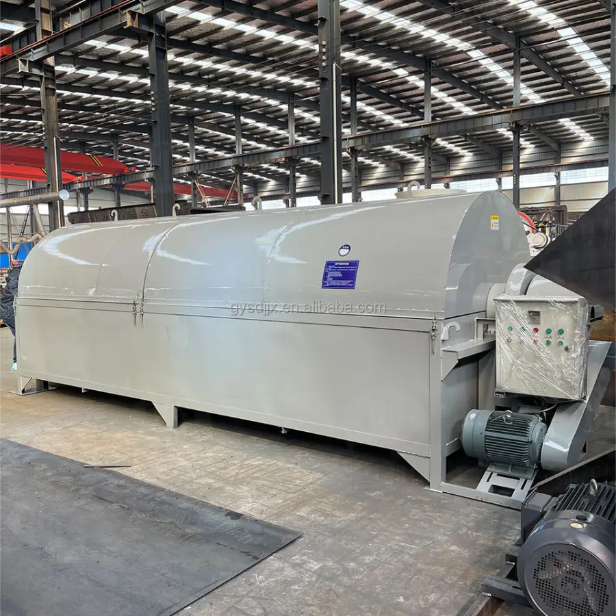 China Good Sawdust Slag Sugar Wood Chip Rotary Drum Dryer for Food Processing with Electric Heating and High Productivity — image 5