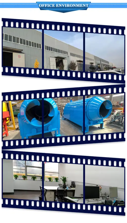 Rotary Drum Dryer for Food Processing Wood Biomass Coffee Bean Rice Paddy Drying Machine Gas/Oil/Electric Heating Carbon Steel — image 7