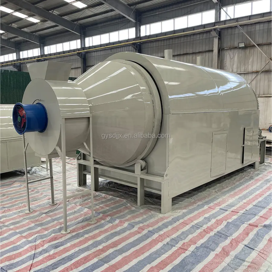 Industrial Rotary Drum Roasting Machine for Nuts Soybean Flour Mill Winery Processing High Efficiency Commercial Use — image 5