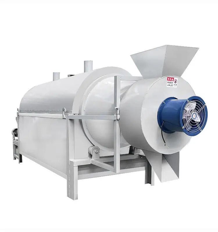 Multifunctional Industrial Rotary Drum Dryer for Grain Paddy Rice 304 Stainless Steel Steam Heating Drying Equipment — view 1