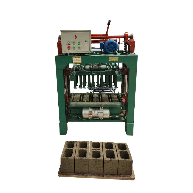 QT-4-35 Clay Brick Making Machine Cement Semi Automatic Hydraulic Red Brick Making Machine — image 4
