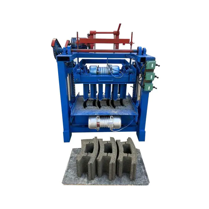 QT-4-35 Clay Brick Making Machine Cement Semi Automatic Hydraulic Red Brick Making Machine — image 5