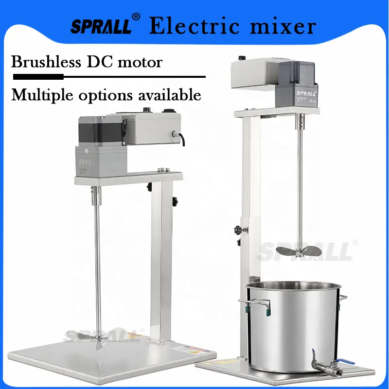 100L SPRALL Various Styles Blenders Manual Lifting Stirrers Electric Overhead Mixers Blender Machine — image 4
