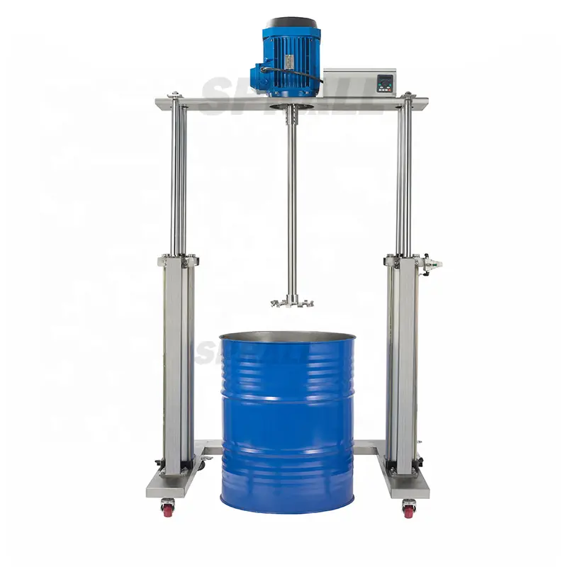 Movable Customized Pneumatic Explosion- Proof Air Electric Lifting Agitator Mixers Disperser Electric Mixier Dispersing — view 1