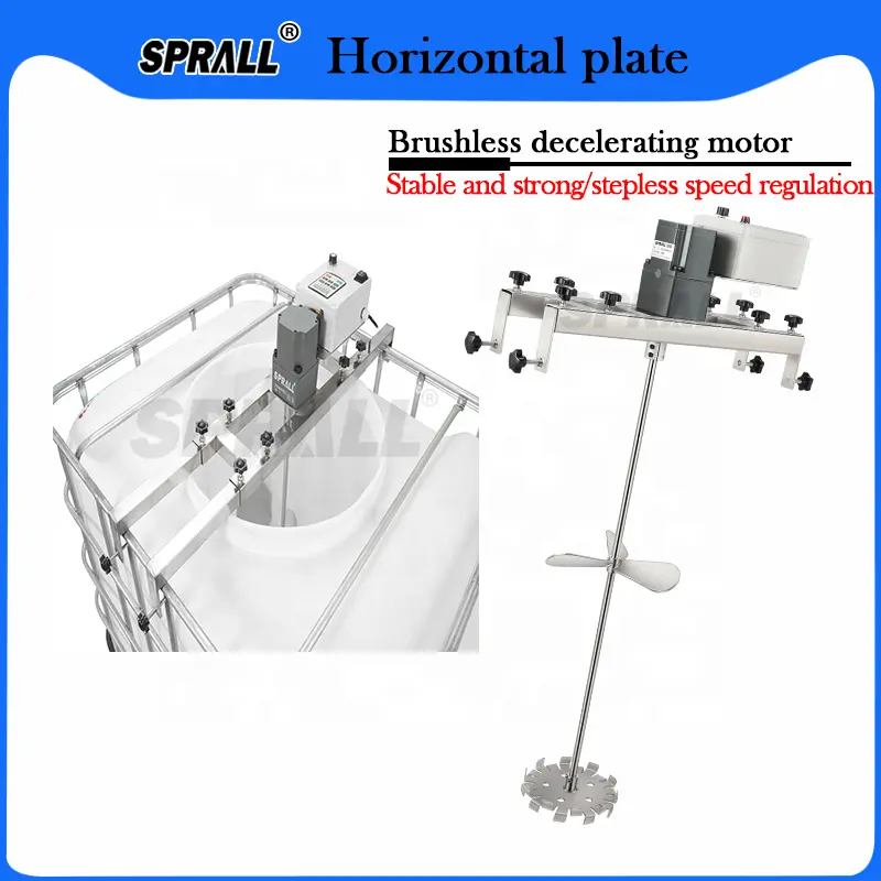 SPRALL High Power IBC Agitator Mixer Electric Motor 1000L Ibc Tank Mixer for Ibc Tank — image 5