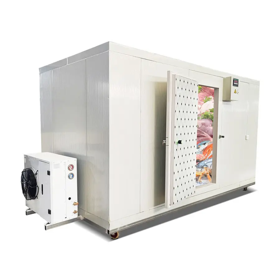Factory Direct Sales Logistics Cold Storage Freezer Cold Room Project Walk in Chiller and Cooler for Ski-resort/ice rink/travel — image 4