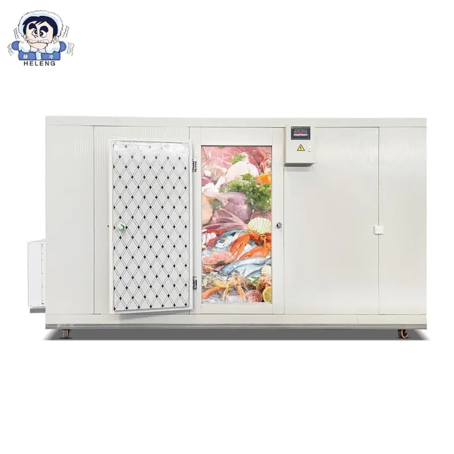 Energy-Saving Solar Powered Mobile Walk-In Freezer with Portable Cooling System for Fruits, Vegetables — view 3