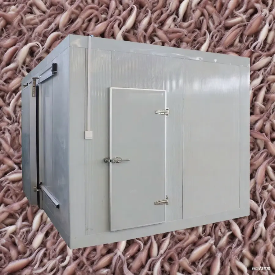 Tanzania 6m Cold Storage Cold Room Refrigeration Camera for Sea Food Cold Chamber for Ice Cream Freezer — image 7